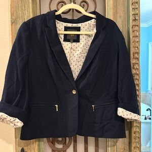 The Limited suit jacket…Navy with anchor lining